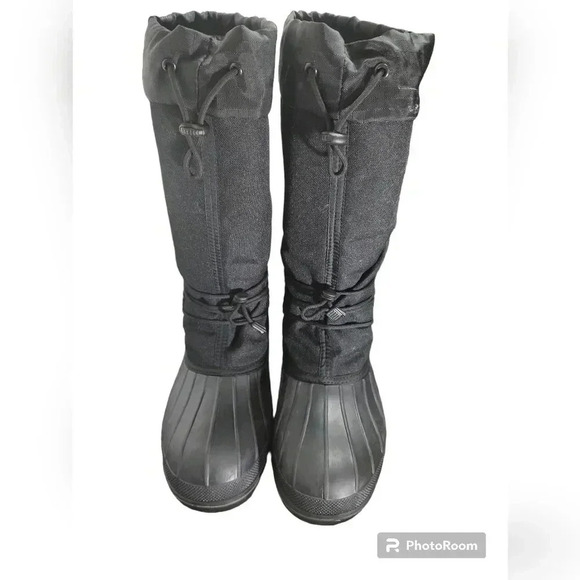 Baffin Technology Winter Boots Men's Size 9W Black Nylon / Rubber Made in Canada - Picture 2 of 5